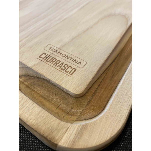 Tramontina Planche à Découper Avec Rigole En Teck 40 X 24 Cm 6 Tramontina Planche à Découper Avec Rigole En Teck 40 X 24 Cm – Image 4