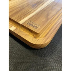 Tramontina Planche à Découper Avec Rigole En Teck 49 X 28 Cm -Barbecue Délices Promo planche a decouper teck avec rigole 49x28 3