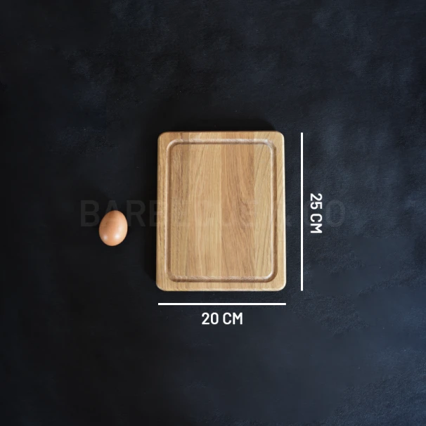 Planche à Découper Avec Rigole En Chêne 25 X 20 Cm 3 Planche à Découper Avec Rigole En Chêne 25 X 20 Cm