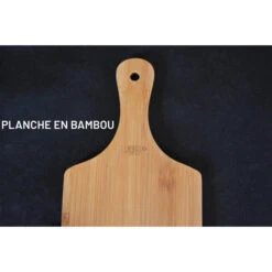 Planche à Découper En Bambou 34 X 14 Cm 12 Planche à Découper En Bambou 34 X 14 Cm -Barbecue Délices Promo planche bambou avec manche 34x14 4