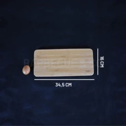 Planche à Découper En Bambou 34,5 X 16 Cm