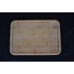 Planche à Découper Avec Rigole En Bambou 45 X 32 Cm -Barbecue Délices Promo planche bambou rect 450x320x20 1
