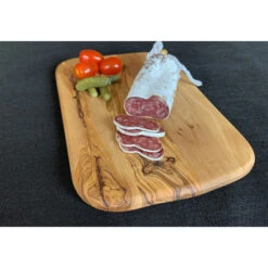 Planche à Découper En Olivier 30 X 20 Cm 11 Planche à Découper En Olivier 30 X 20 Cm -Barbecue Délices Promo planche bois vague olivier 30x20x16 3