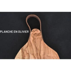 Planche à Découper En Olivier 41 X 19 Cm 12 Planche à Découper En Olivier 41 X 19 Cm -Barbecue Délices Promo planche en olivier anse cuir 41x19 4