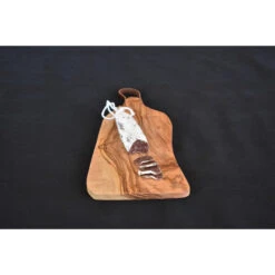 Planche à Découper En Olivier 41 X 19 Cm 13 Planche à Découper En Olivier 41 X 19 Cm -Barbecue Délices Promo planche en olivier anse cuir 41x19 5