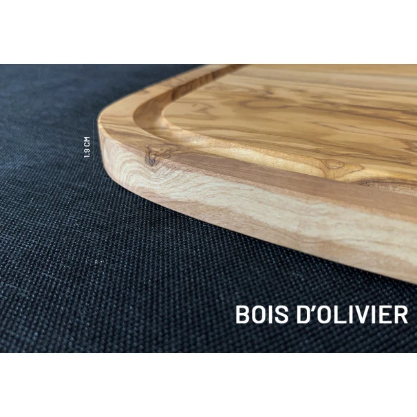Planche à Découper En Olivier 40 X 32 Cm 6 Planche à Découper En Olivier 40 X 32 Cm – Image 4