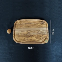 Planche à Découper En Olivier 40 X 32 Cm