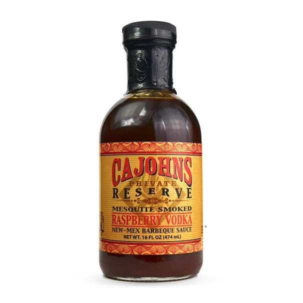 Sauce Barbecue Cajohn's Vodka Framboise 474ml 3 Sauce Barbecue Cajohn's Vodka Framboise 474ml