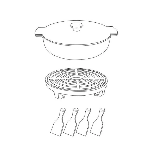 Set OFYR De Casserole Et Spatules Pour Tabl'O 4 Set OFYR De Casserole Et Spatules Pour Tabl'O – Image 2