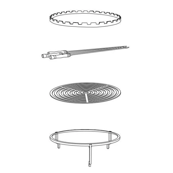Set Grille Et 4 Accessoires OFYR 85 4 Set Grille Et 4 Accessoires OFYR 85 – Image 2