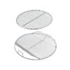 Set Grille De Cuisson Articulée Et Grille Foyère Pour Barbecue Weber 57 Cm