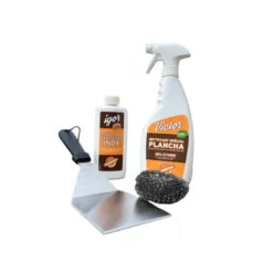 Pack Entretien Plancha 11 Pack Entretien Plancha -Barbecue Délices Promo set produits nettoyants plancha 4