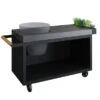 Table OFYR Pro 135 Black / Béton Pour Big Green Egg