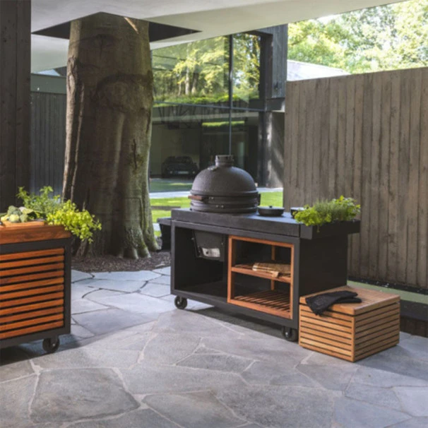 Table OFYR Pro 135 Black / Béton Pour Kamado The Bastard Urban L 4 Table OFYR Pro 135 Black / Béton Pour Kamado The Bastard Urban L – Image 2