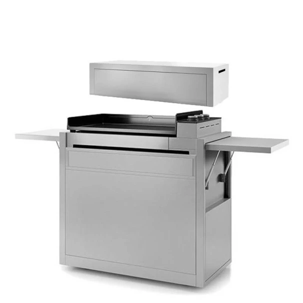 Ensemble Plancha Gaz Forge Adour Premium G75 Inox Sur Chariot + Capot 5 Ensemble Plancha Gaz Forge Adour Premium G75 Inox Sur Chariot + Capot – Image 3